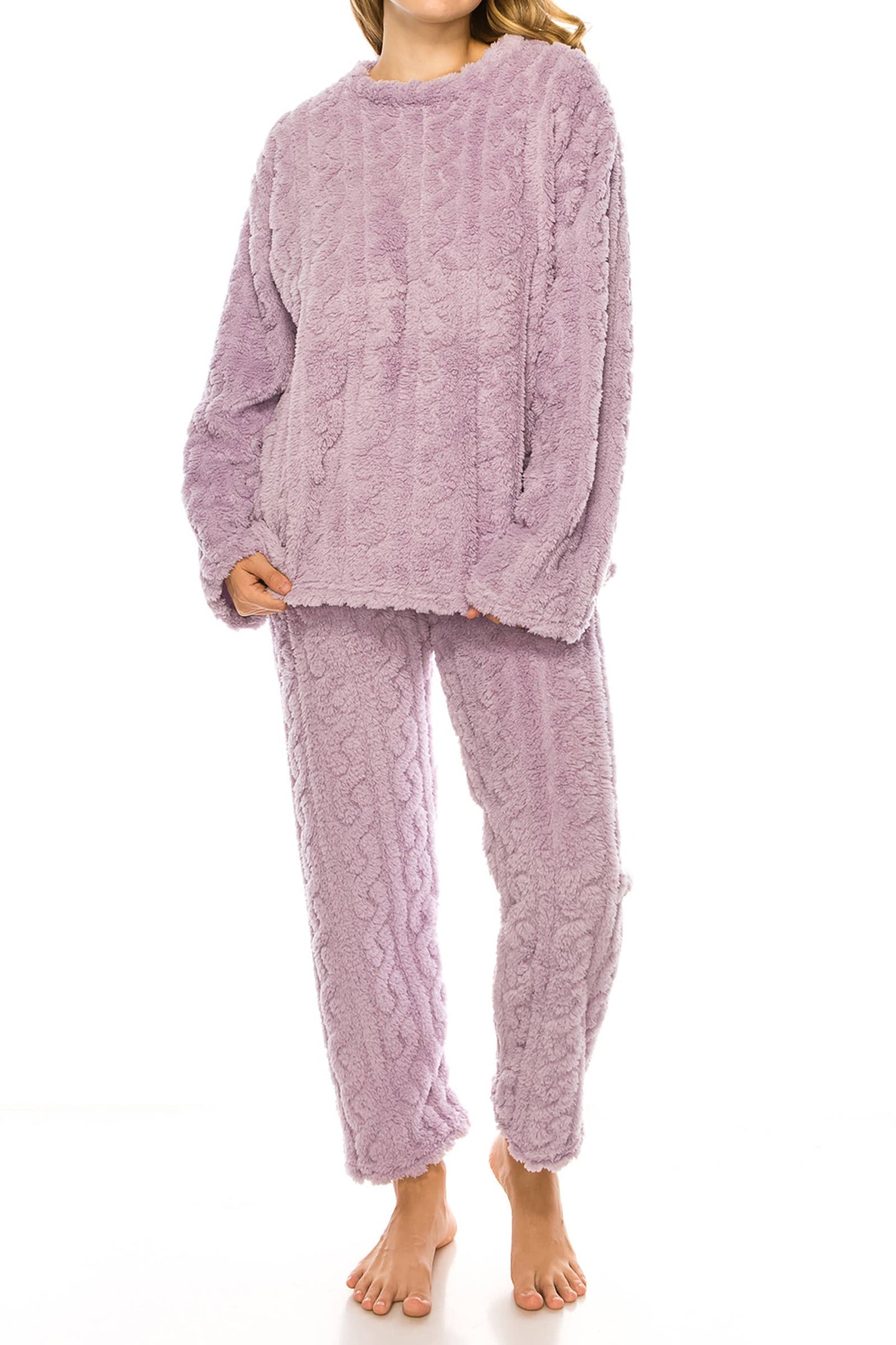 Cable Fleece PJ Set