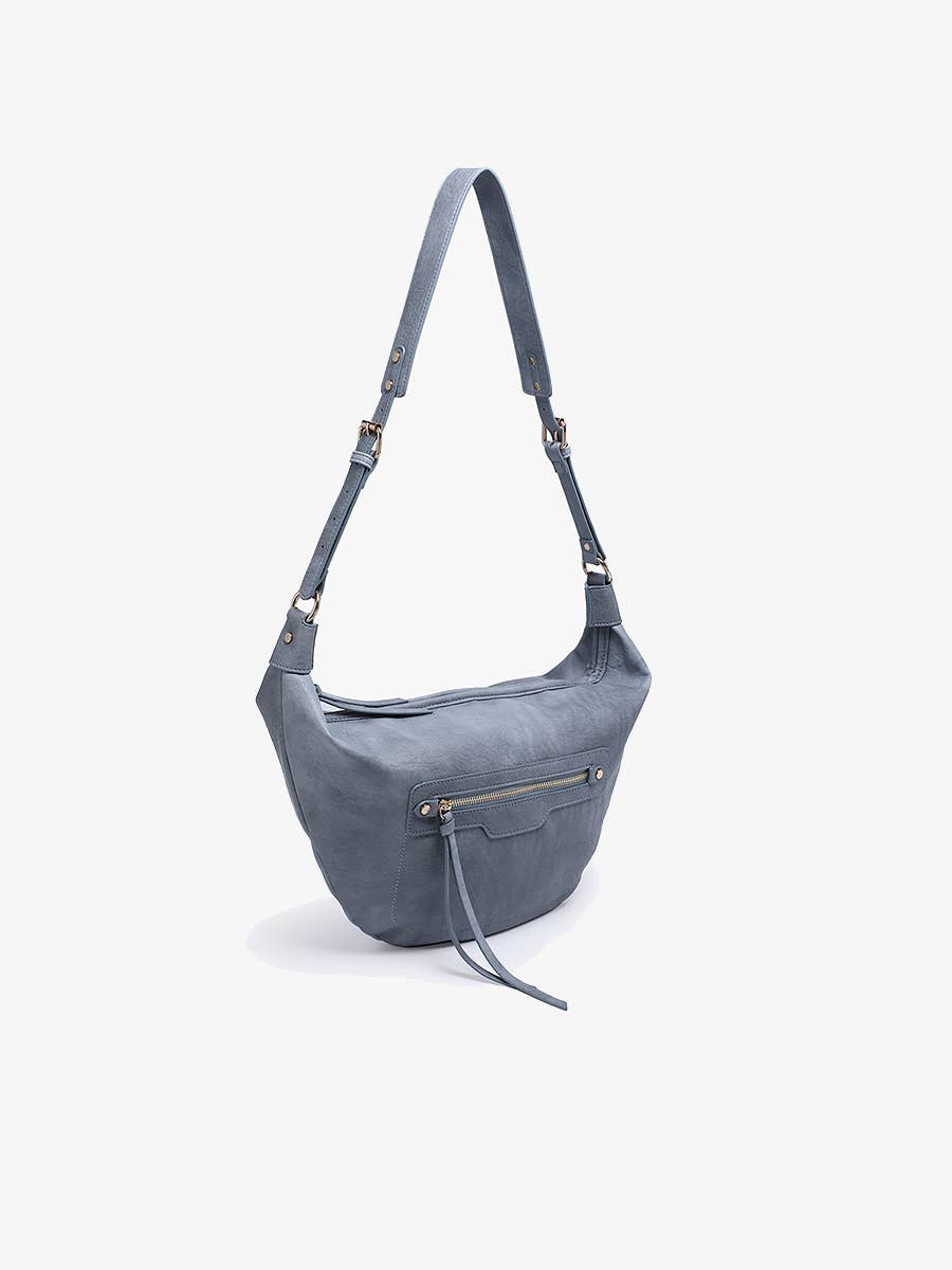 Leigh Distressed Hobo Bag