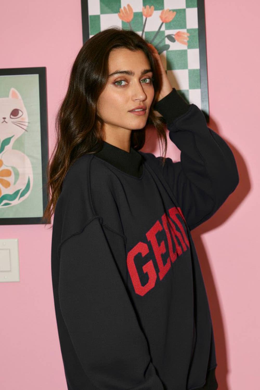 GEORGIA & GA Reversible Mockneck