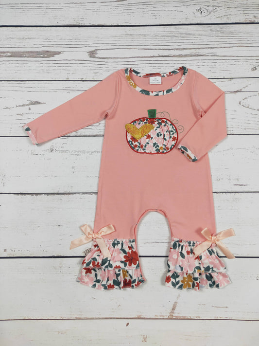 Pumpkin Appliqué Romper