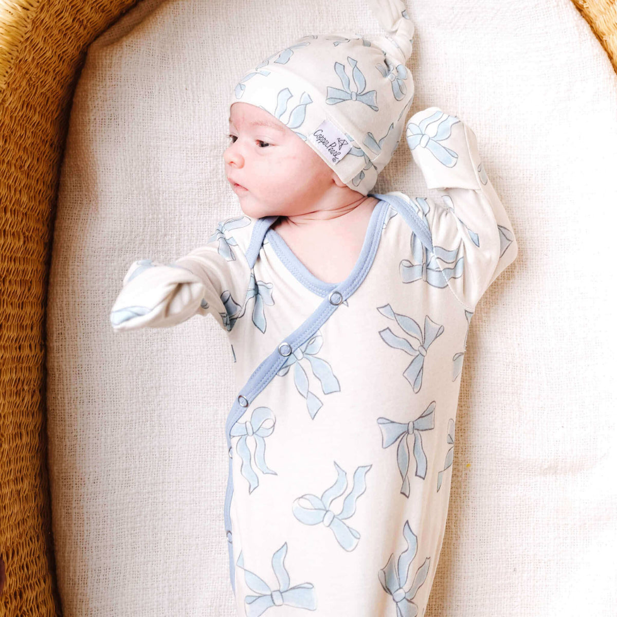Newborn Knot Gown-Daphne