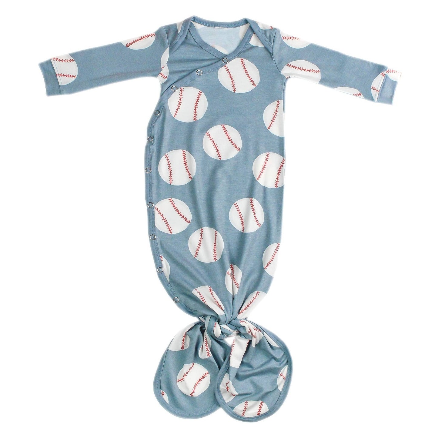 Newborn Knot Gown -Slugger