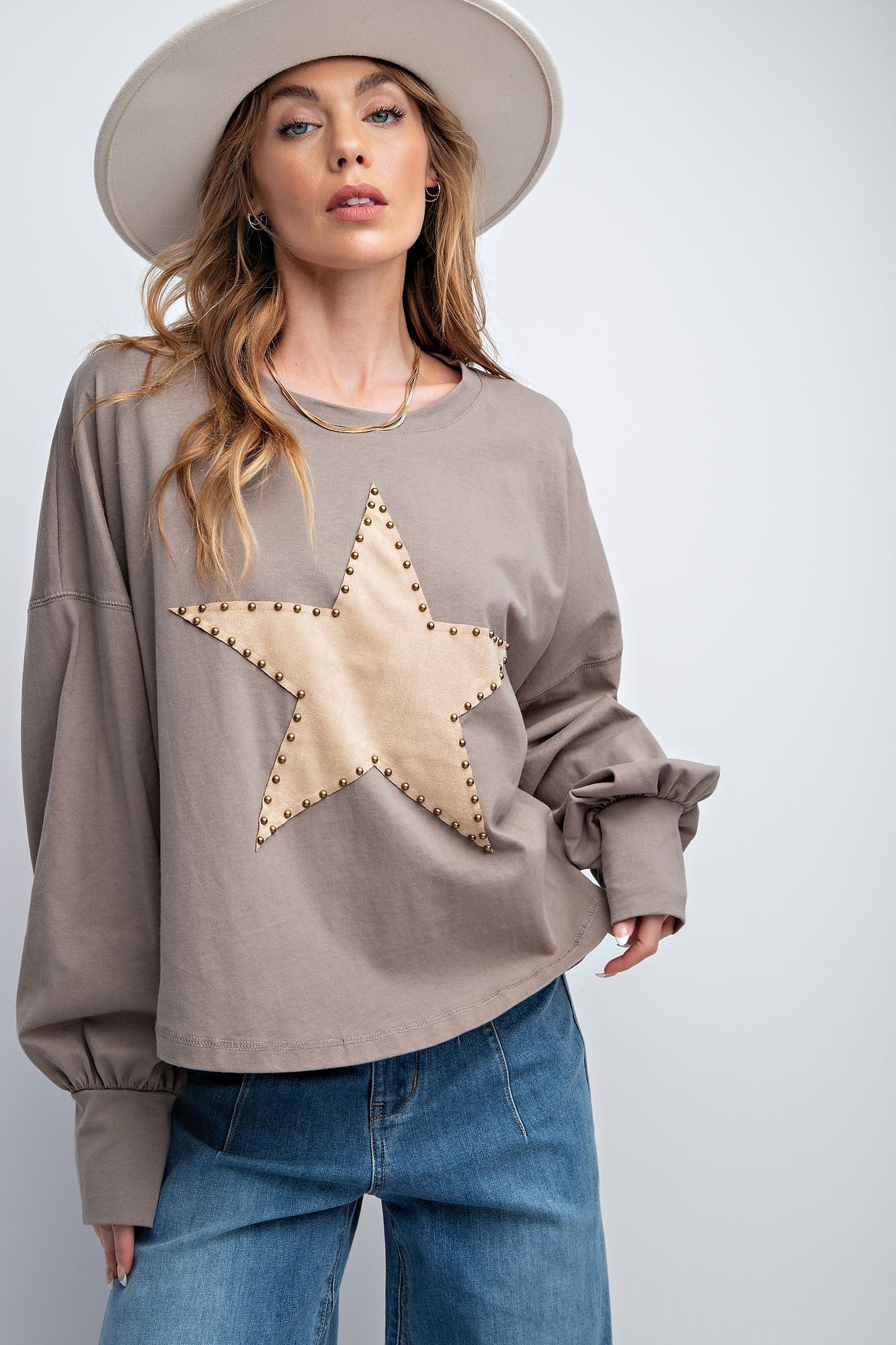 Star Patch Top