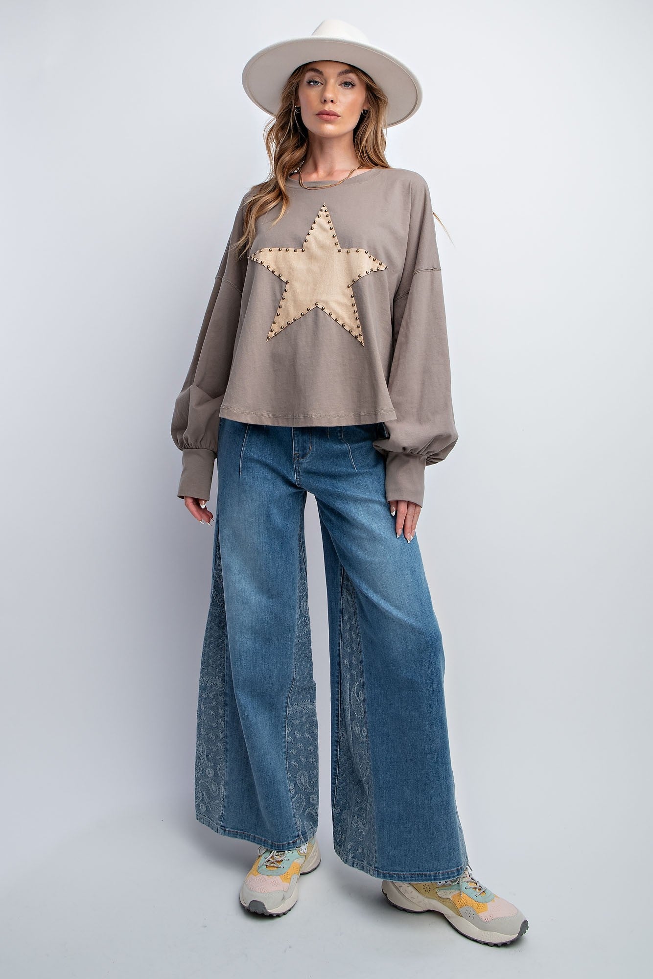 Star Patch Top