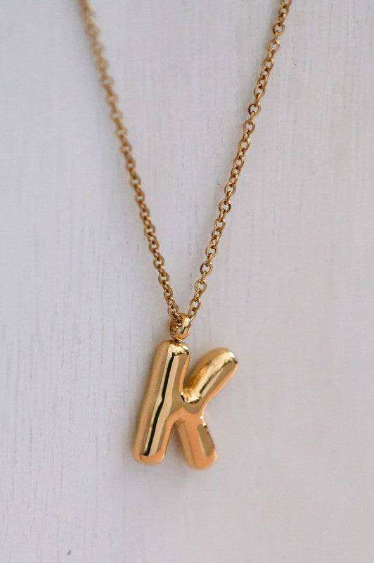 Bubble Letter Necklace