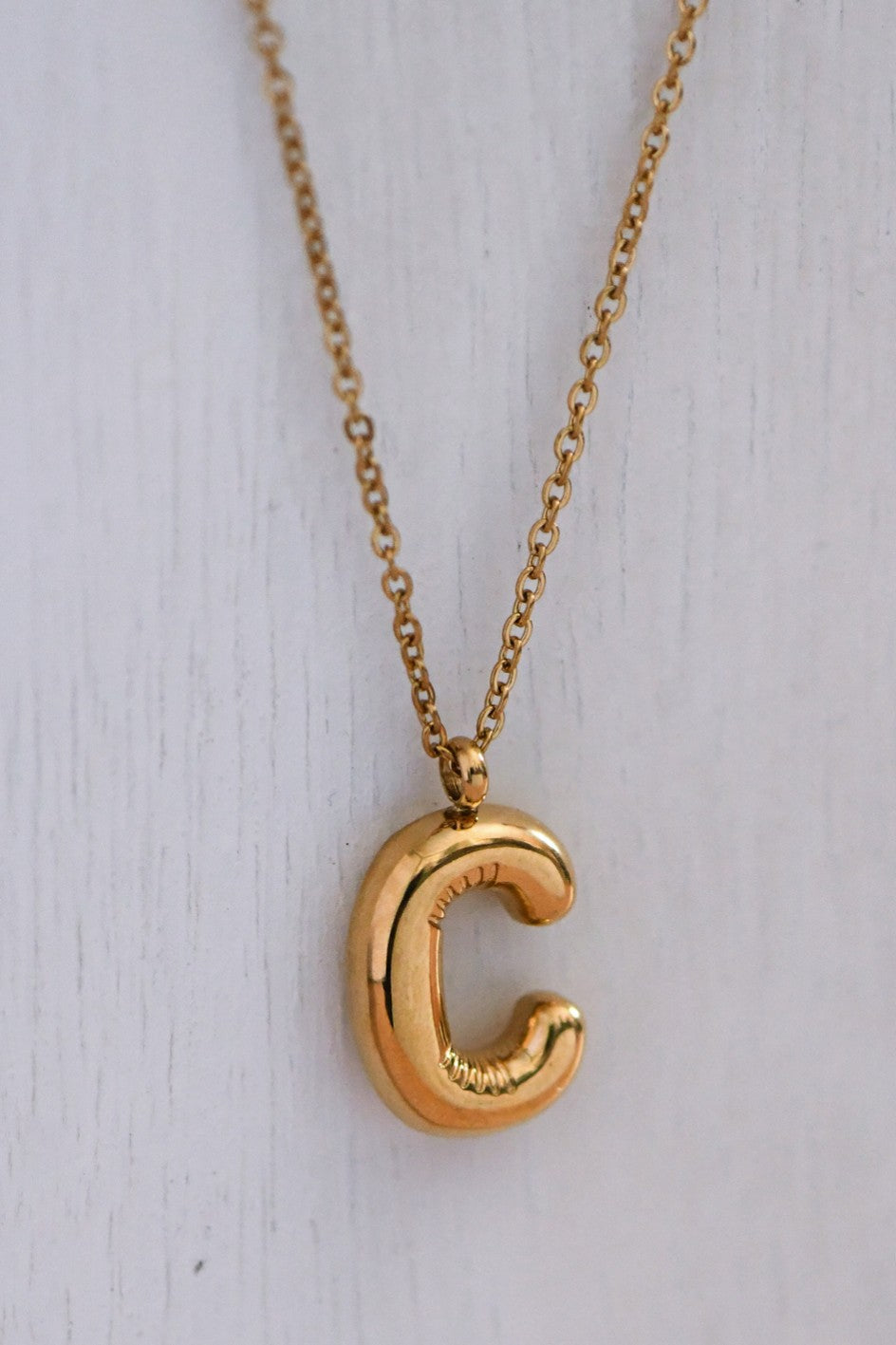 Bubble Letter Necklace