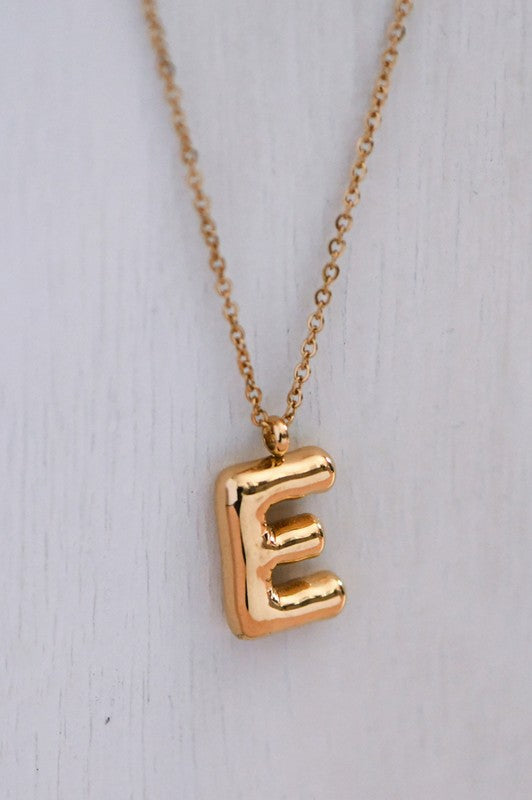 Bubble Letter Necklace