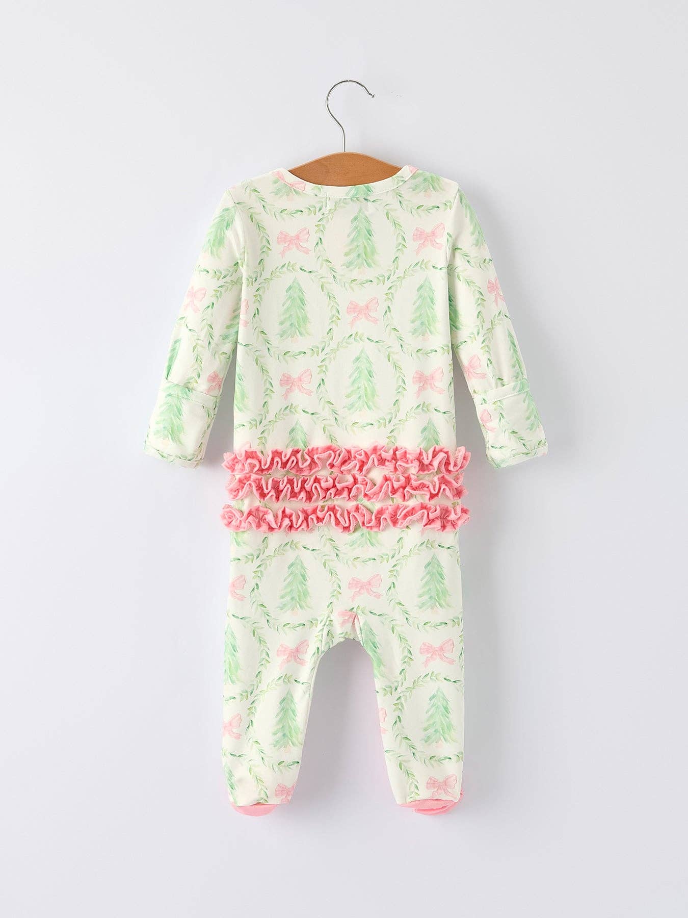 Christmas Tree Zip Romper