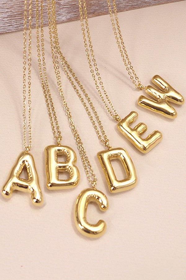 Bubble Letter Necklace