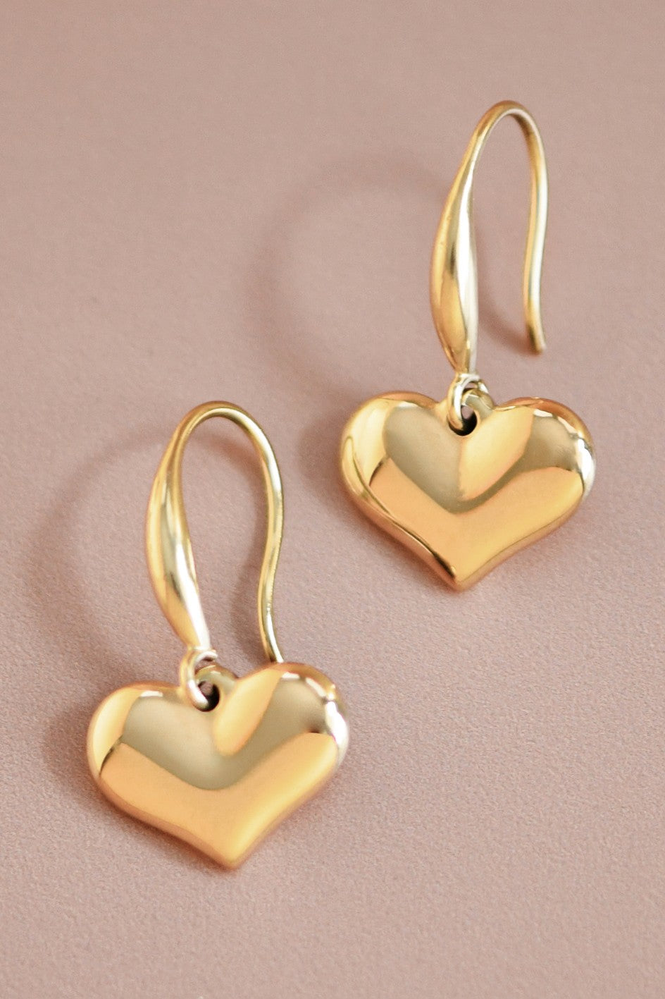 Heart Drop Earrings