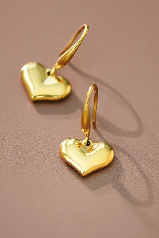 Heart Drop Earrings