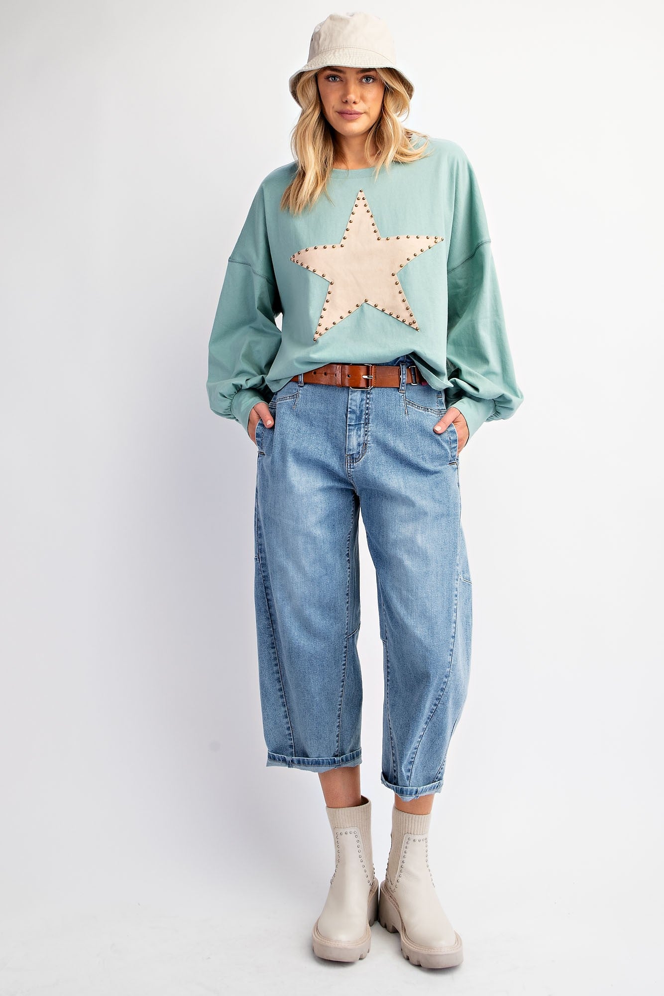 Star Patch Top