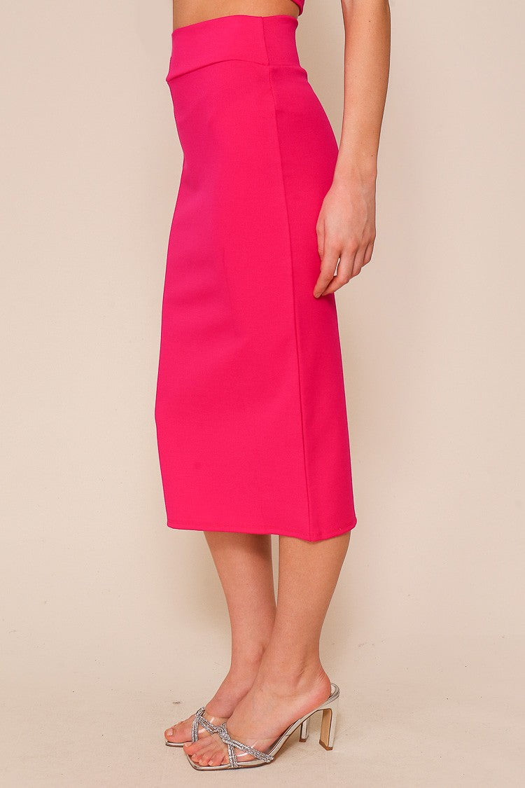 High Waisted Pencil Skirt