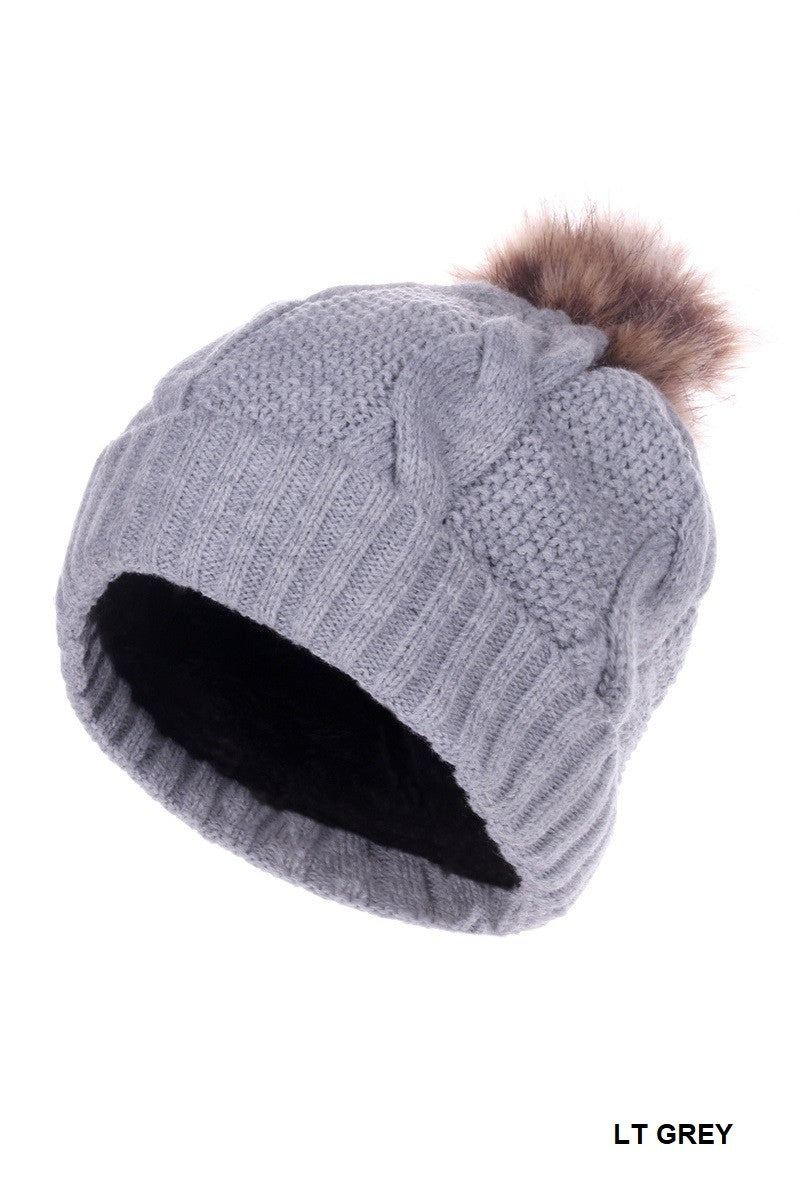 Cable Knit Beanie