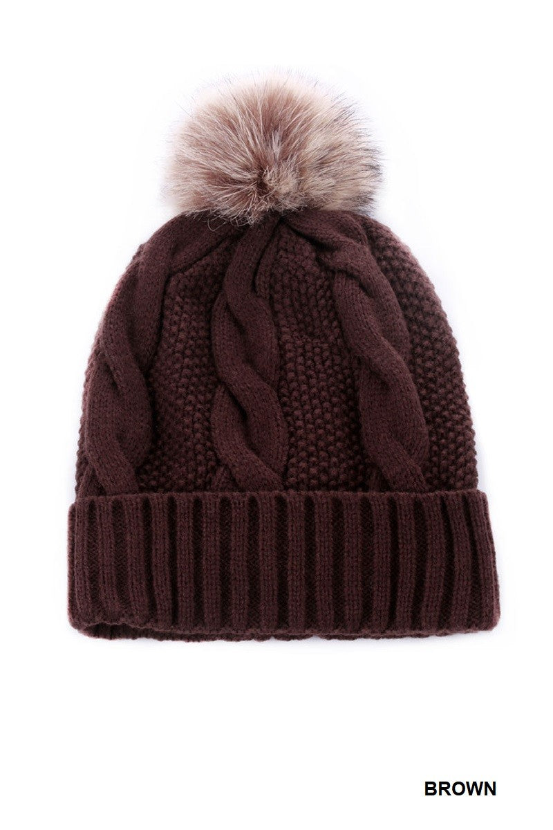 Cable Knit Beanie