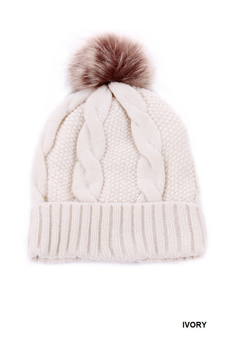 Cable Knit Beanie