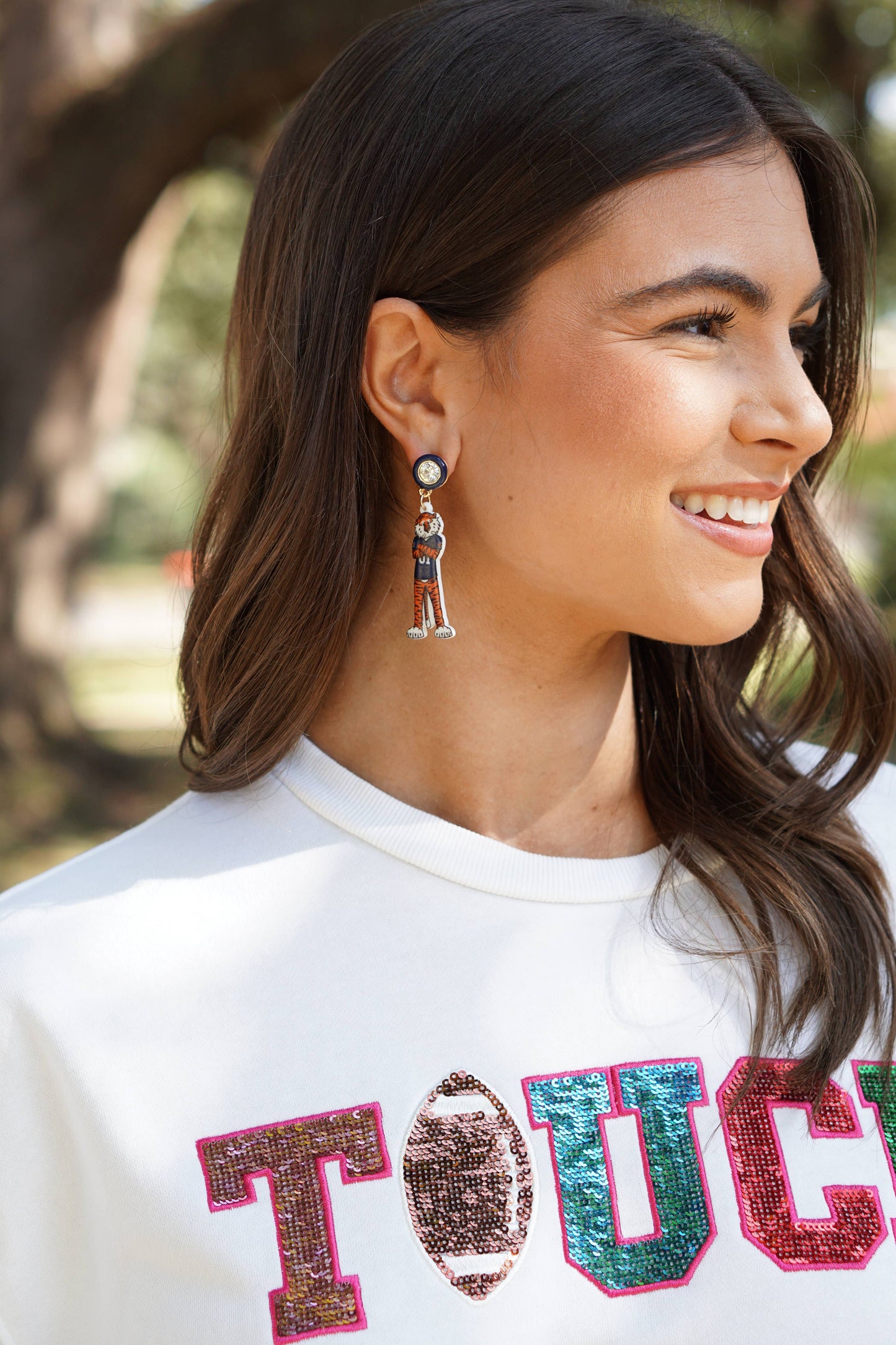 Aubie Mascot Earrings