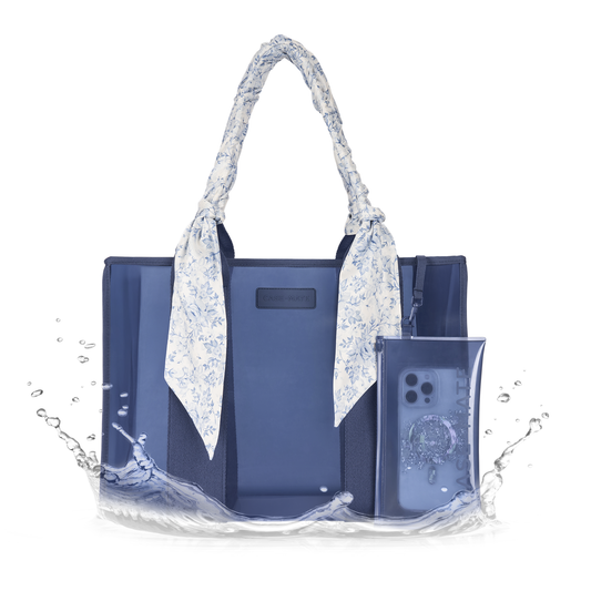 Navy Twilly Jelly Tote Bag