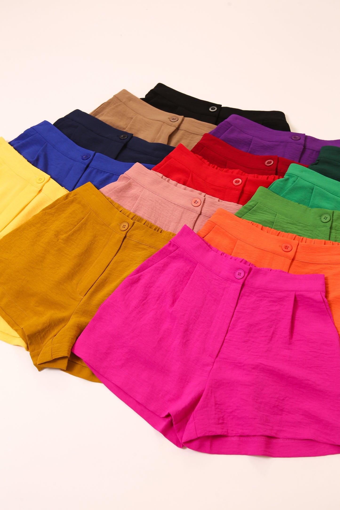 High Wasted Flowy Shorts