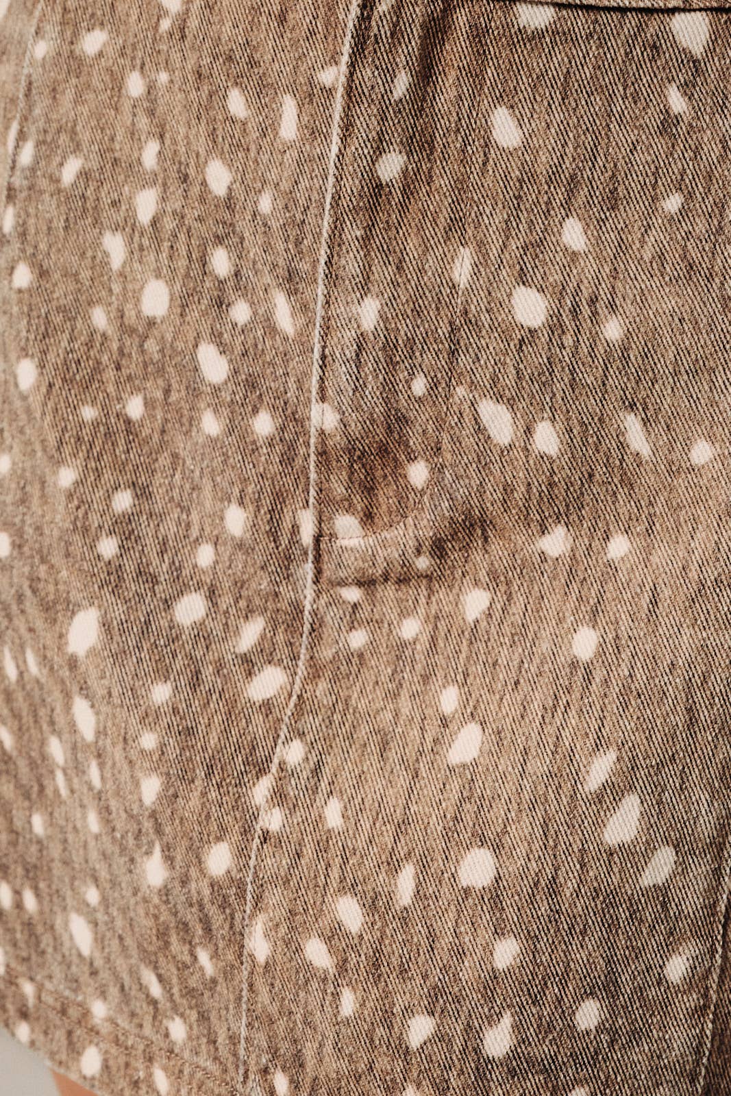 Deer Print Mini Skirt
