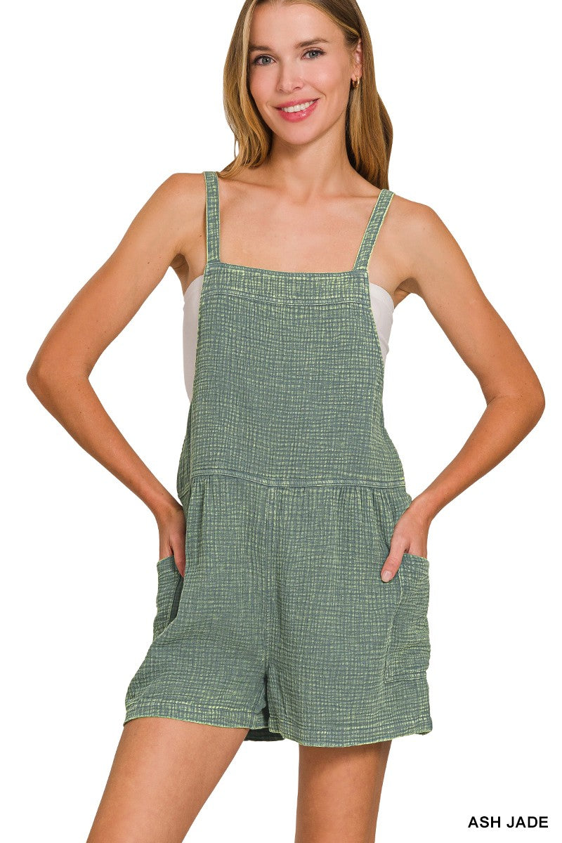 Gauze Tie Back Romper