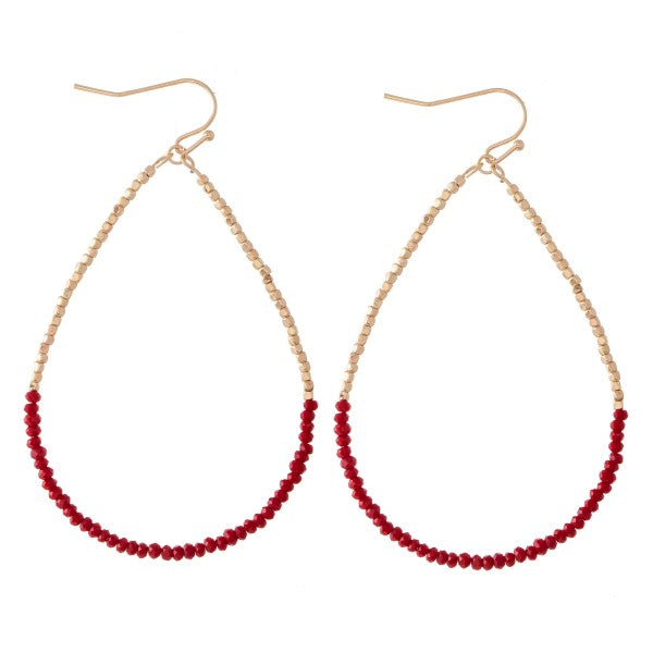 Beaded Teardrop Earrings