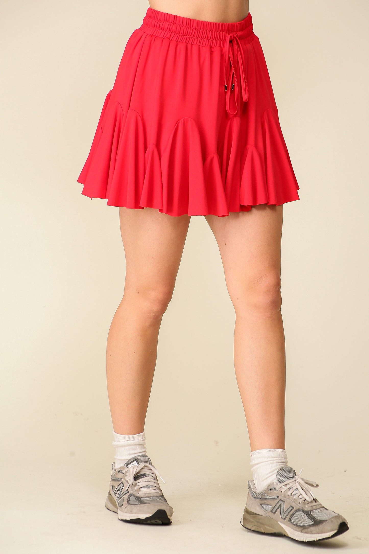 Ruffled Flowy Skort