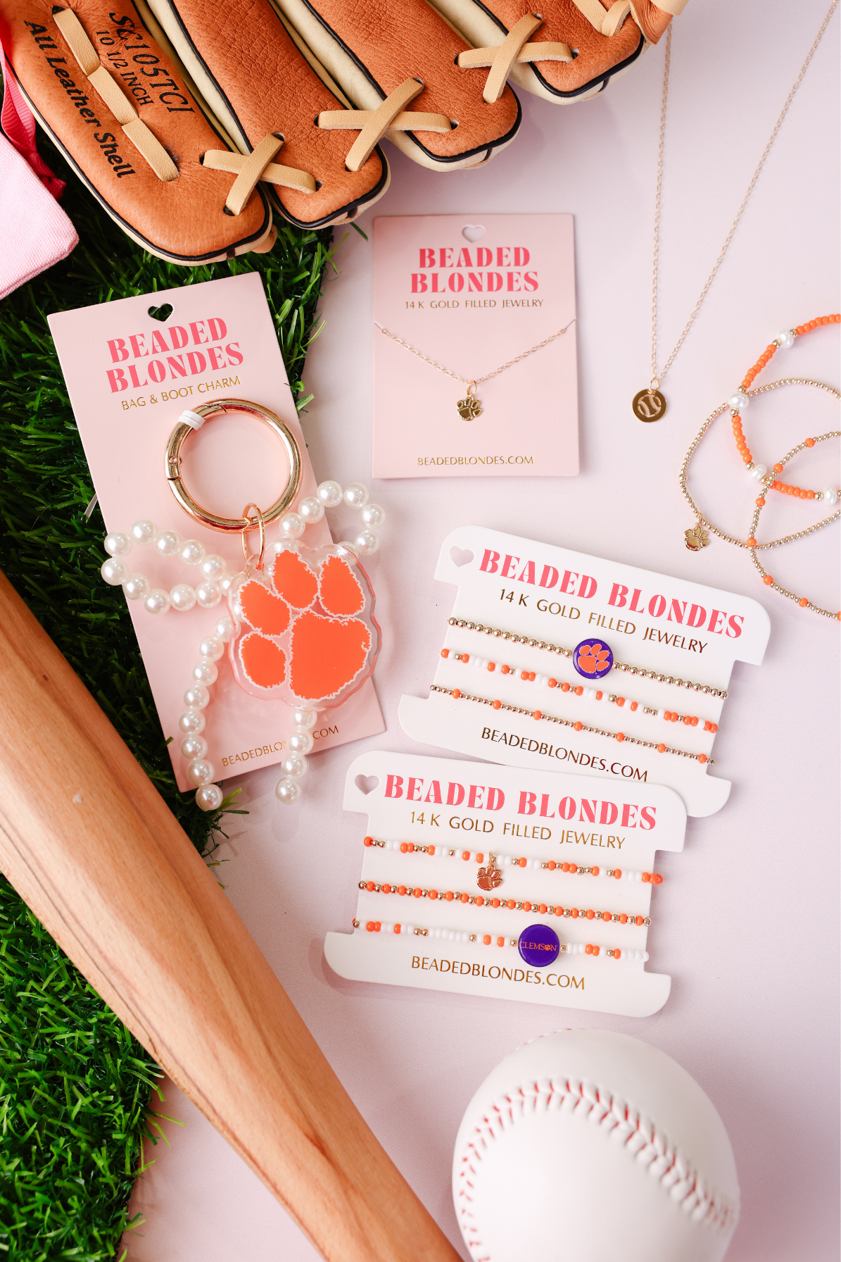Clemson Flip Bracelet
