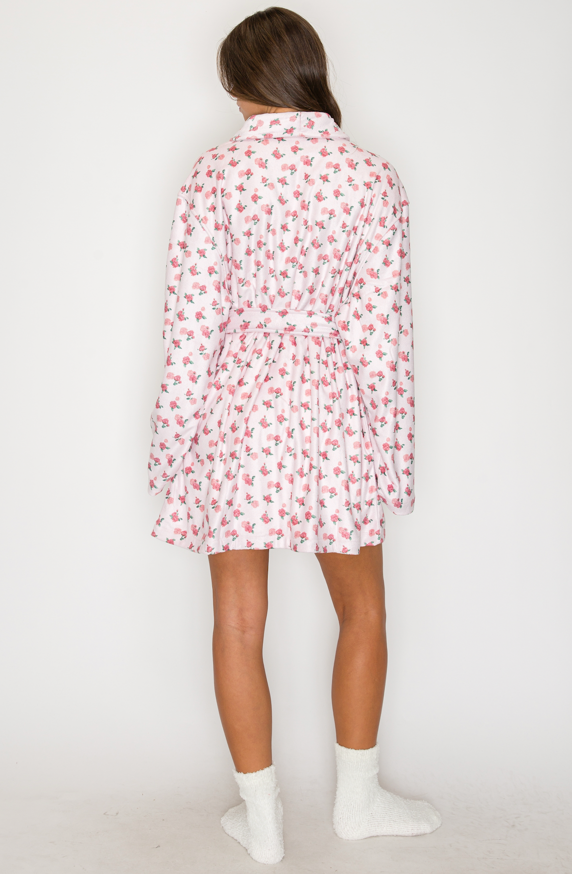 Flower Print Robe
