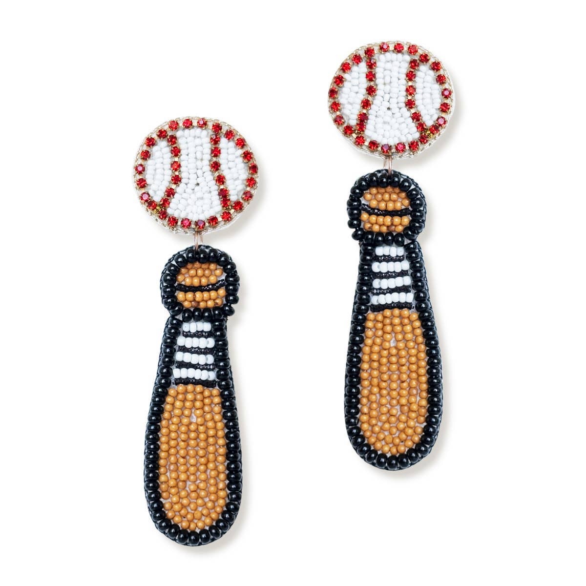 Bat/Ball Earrings