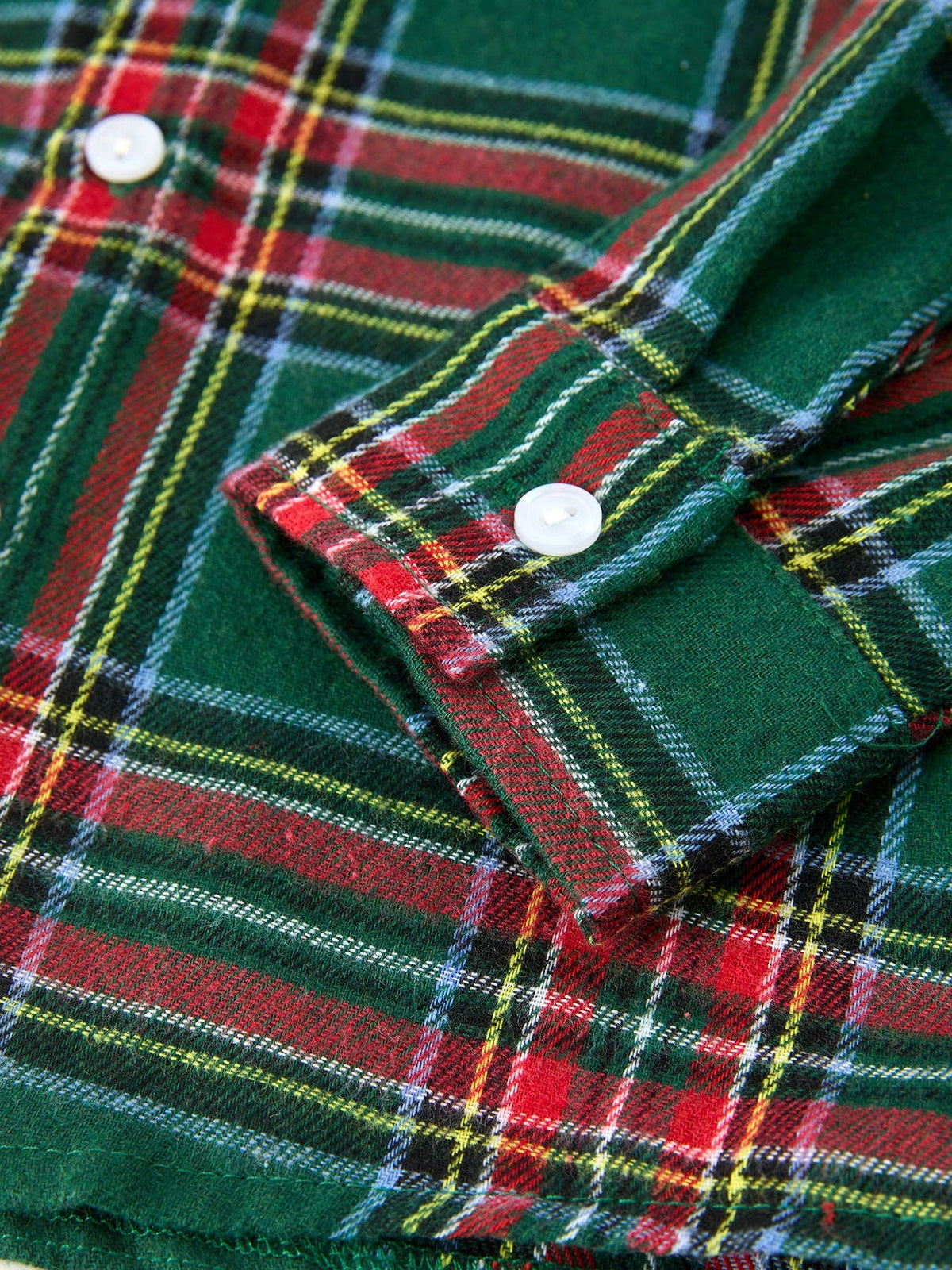 Christmas Plaid Boys Button Down