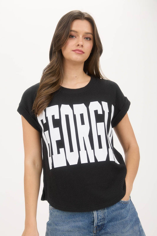 GEORGIA KNIT T-SHIRT