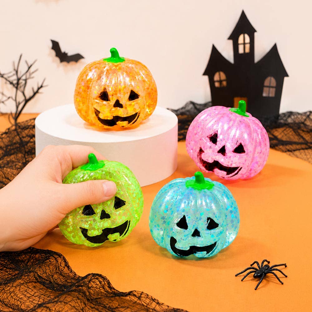 Glitter Pumpkin Squishy