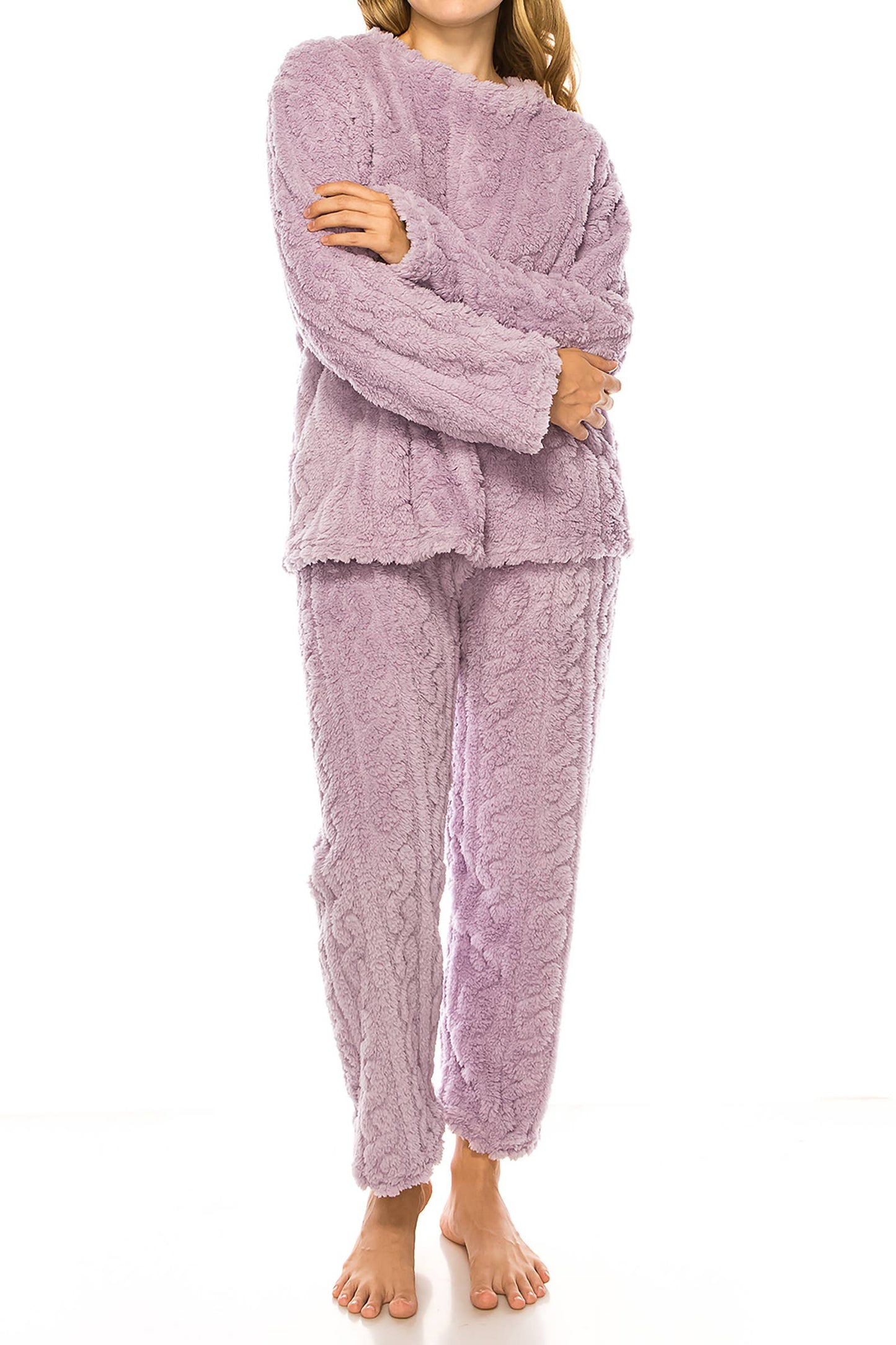 Cable Fleece PJ Set