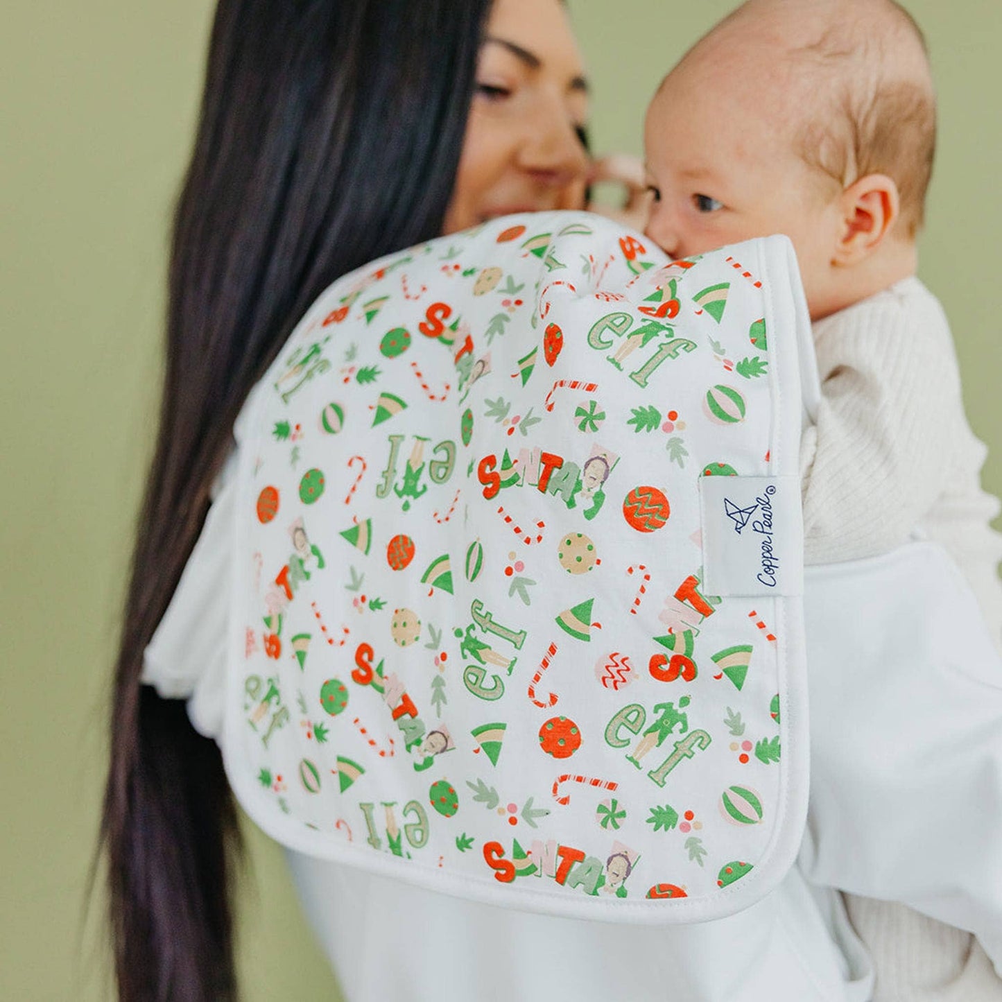 3 Burp Cloths-Christmas Classics