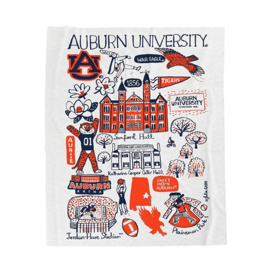 Auburn Velveteen Blanket