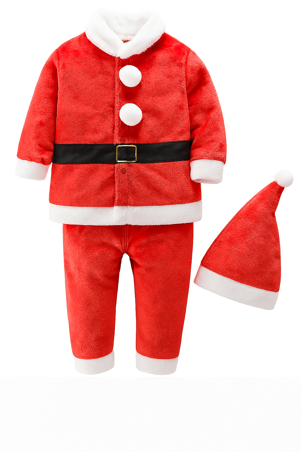 Santa Fleece 3pc Outfit