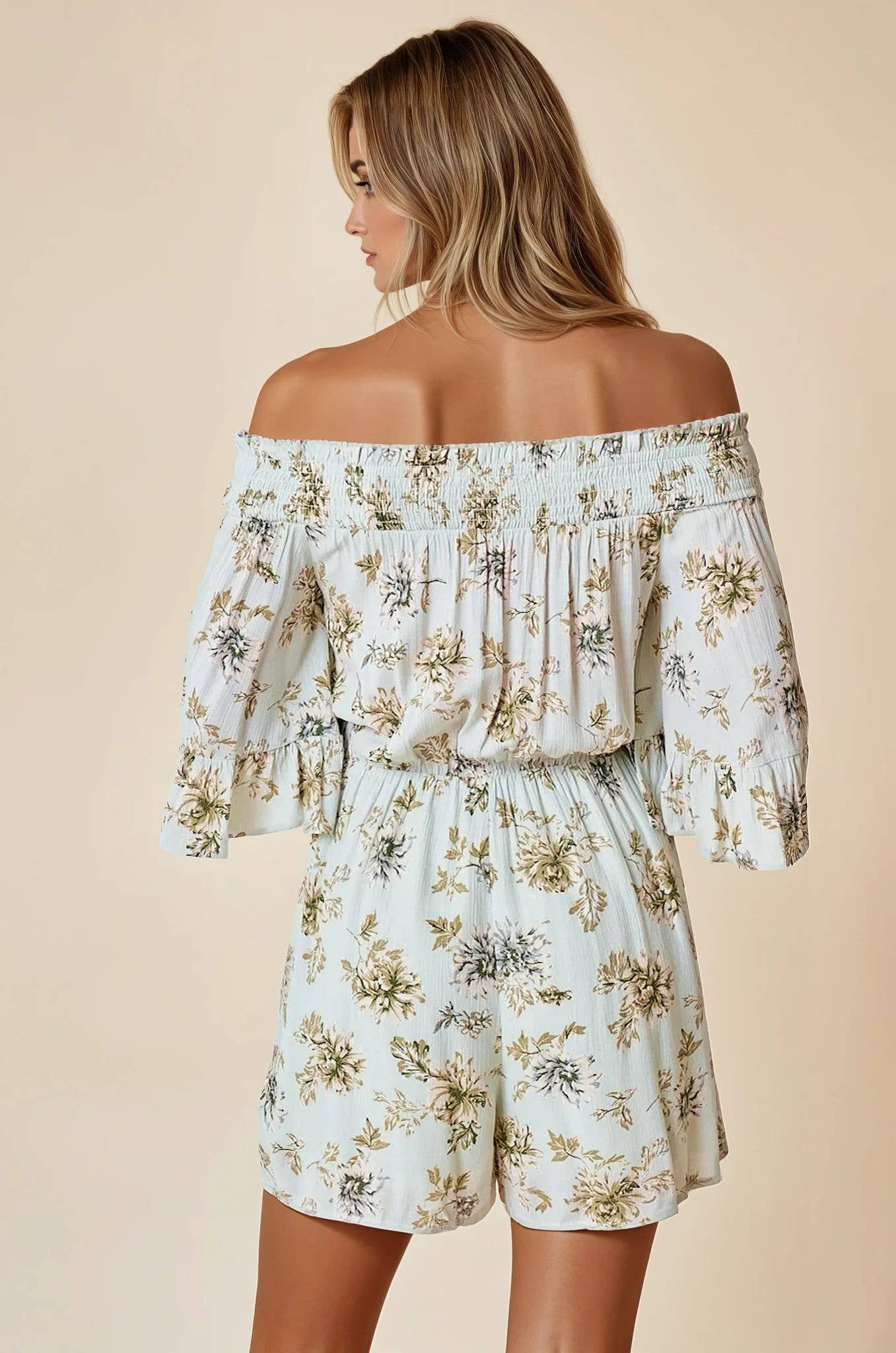Off Shoulder Romper