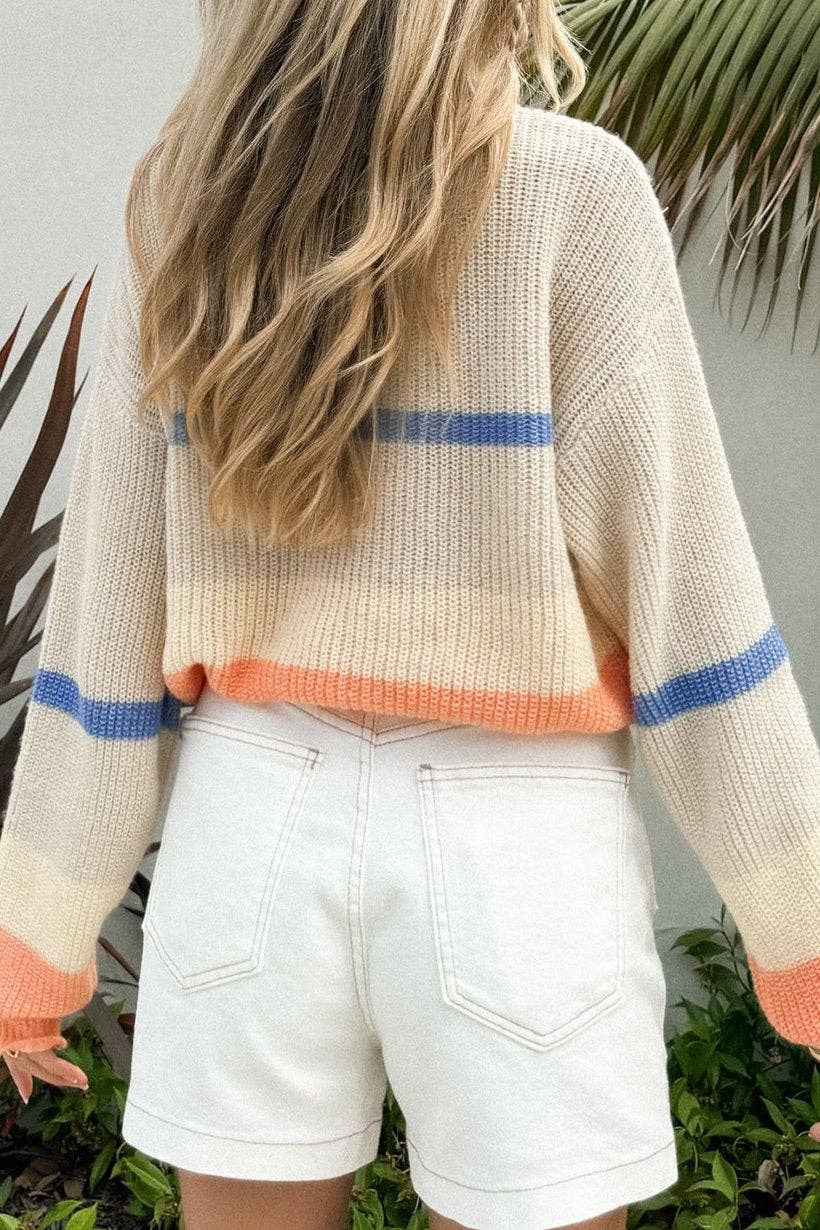 Colorblock Stripe Sweater