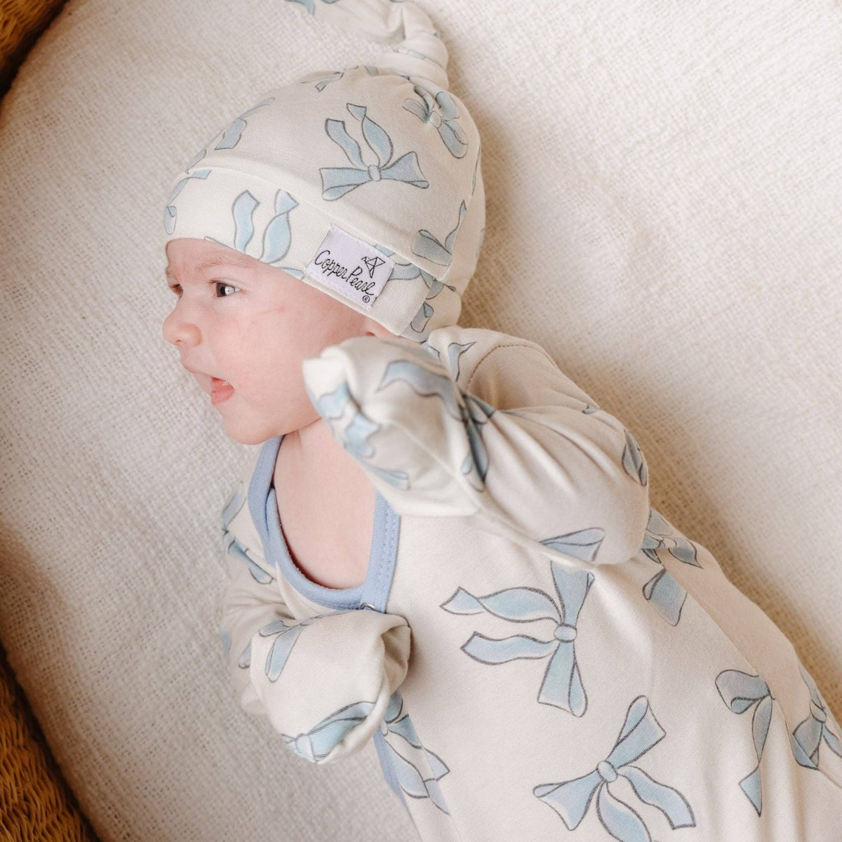 Top Knot Hat -Daphne