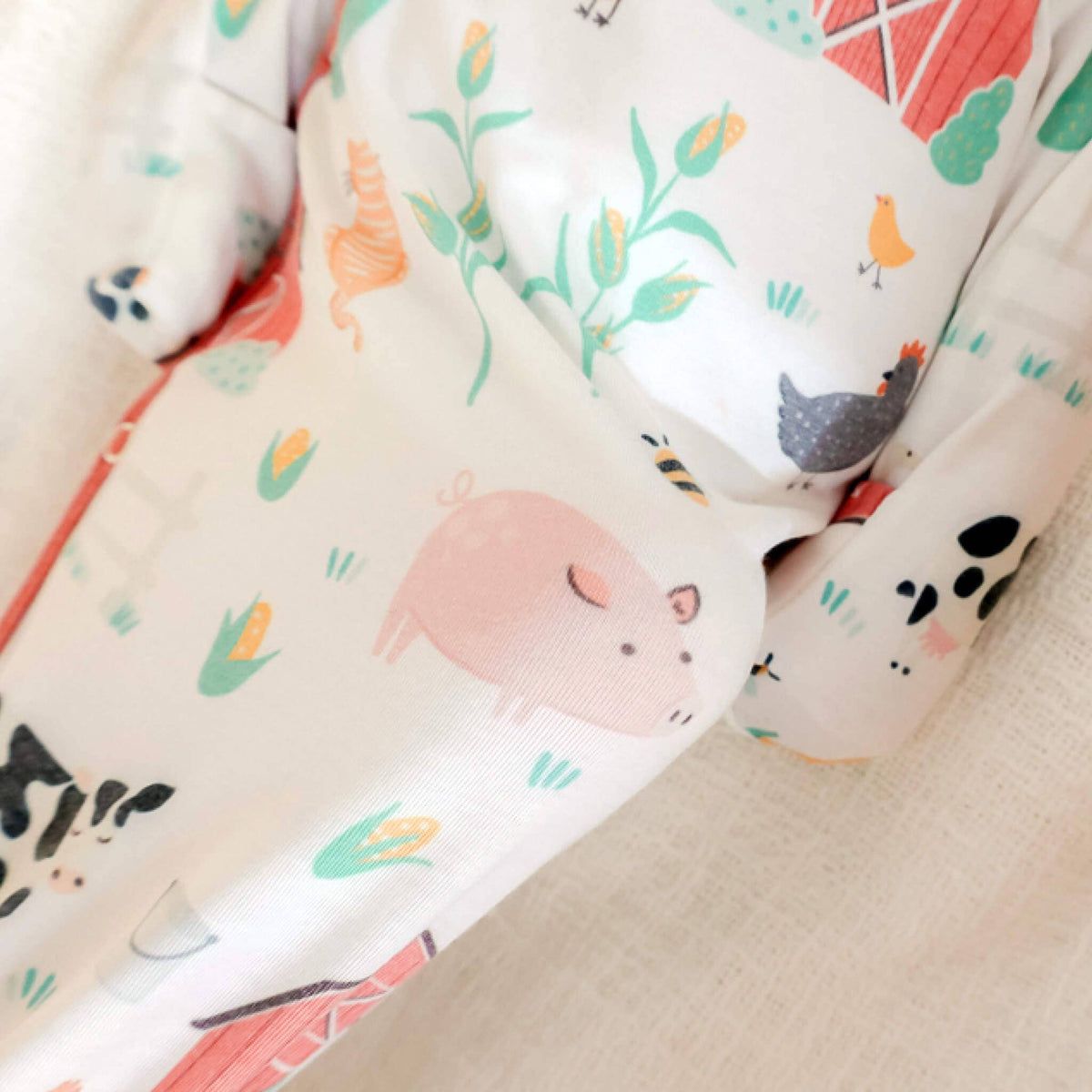 Newborn Knot Gown -Farmstead