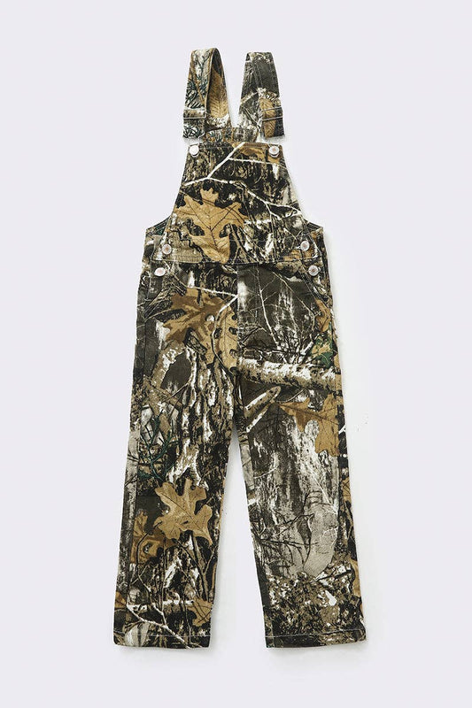 Kids Camo Denim Overalls