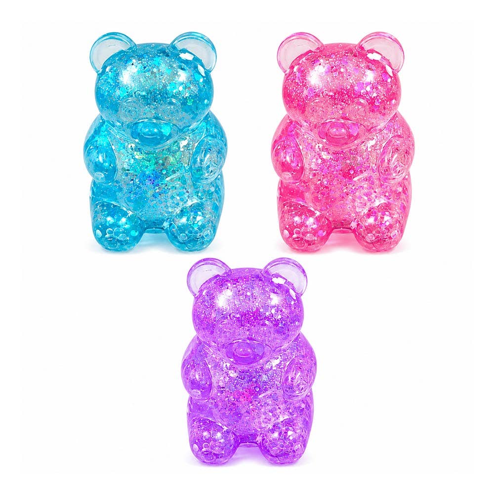 Glitter Gummy Bear Squishy