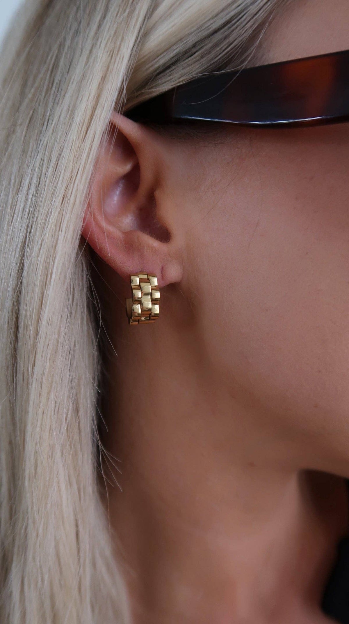 GOLD ROLLY HOOPS