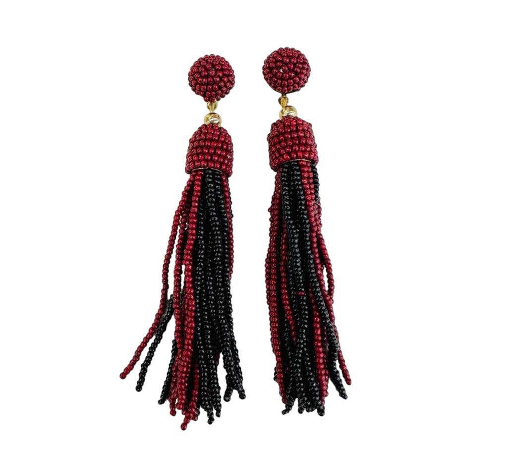 Game Day Beaded Earrings