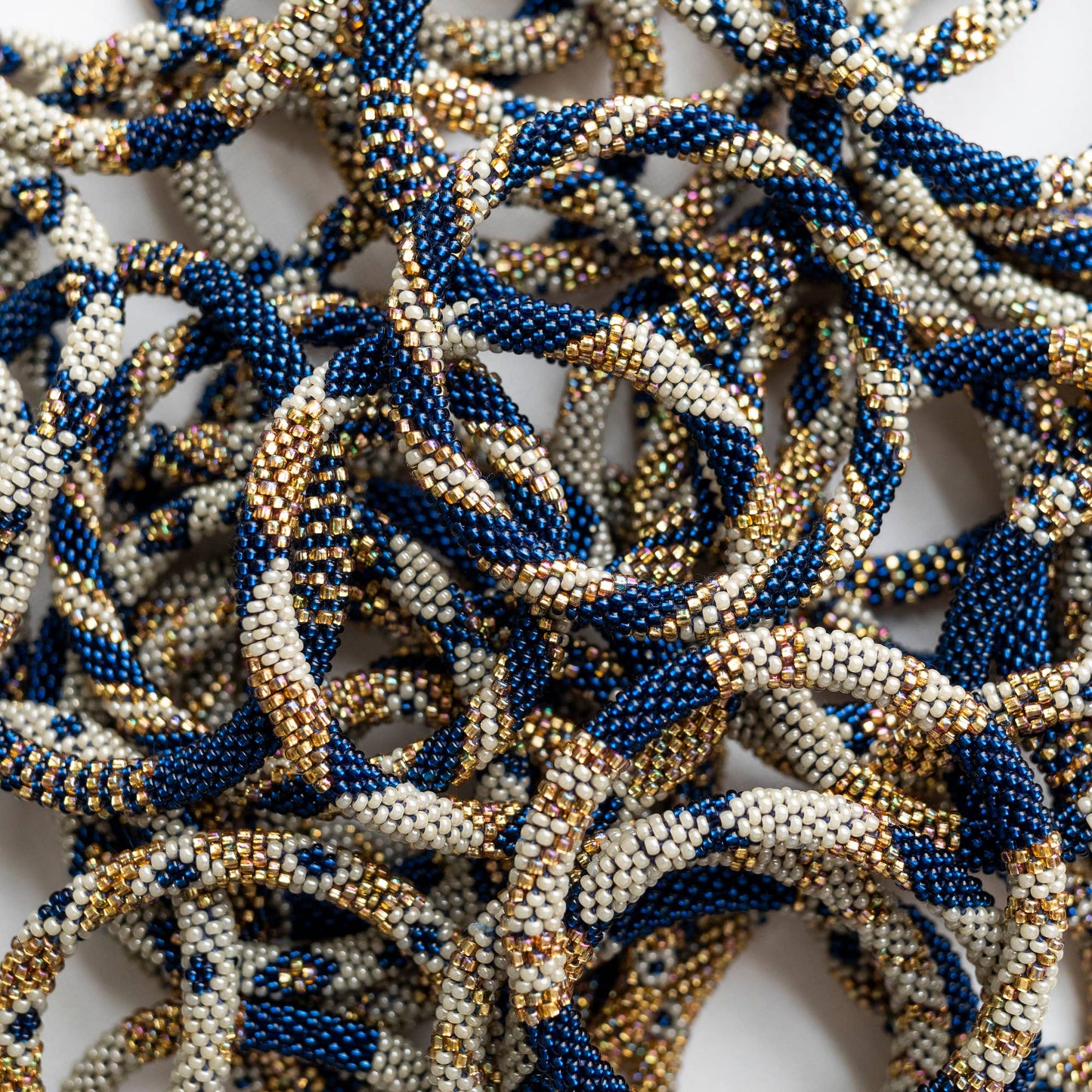 Roll-On® Bracelet Navy/Gold