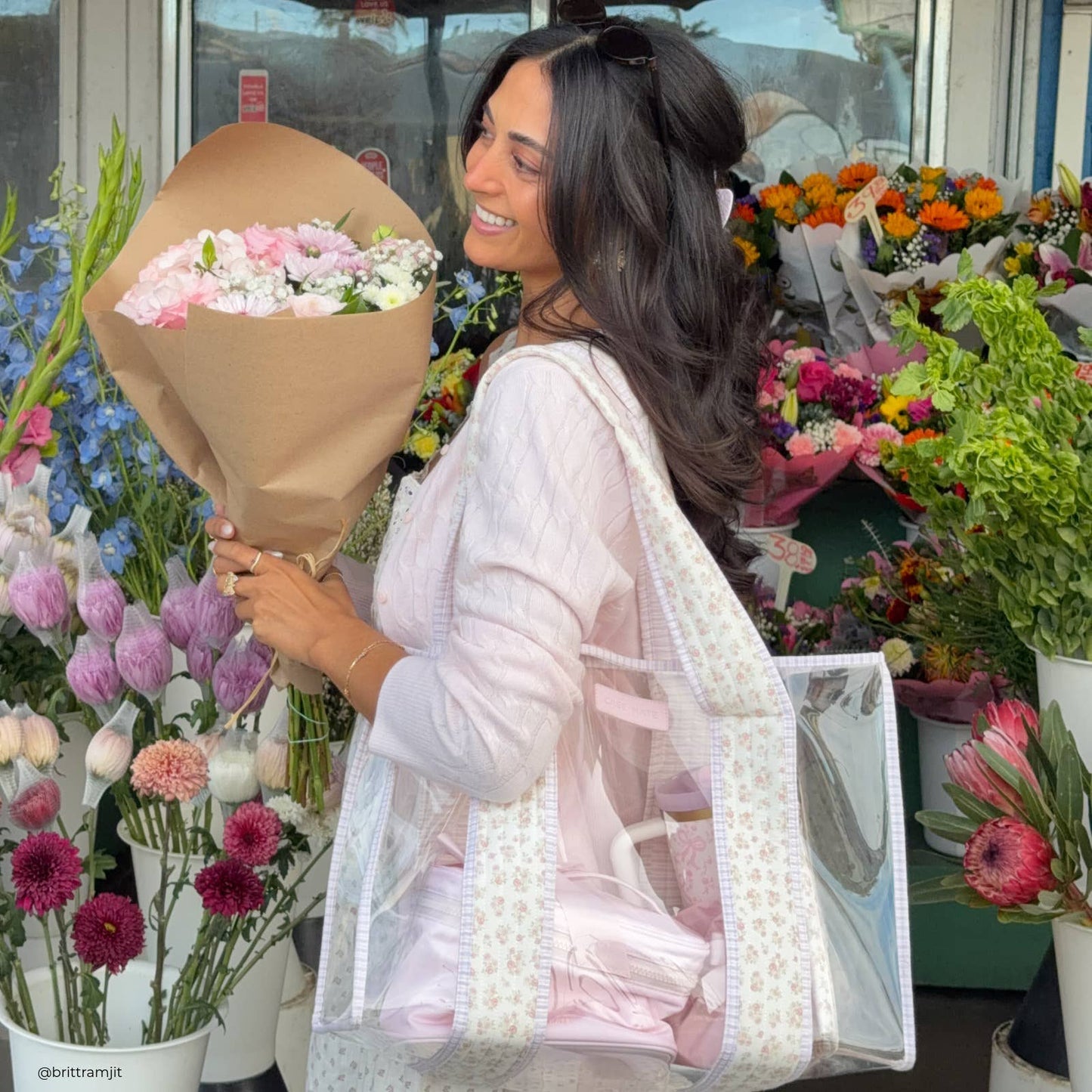 Case-Mate Quilted Ditsy Floral Jelly Tote
