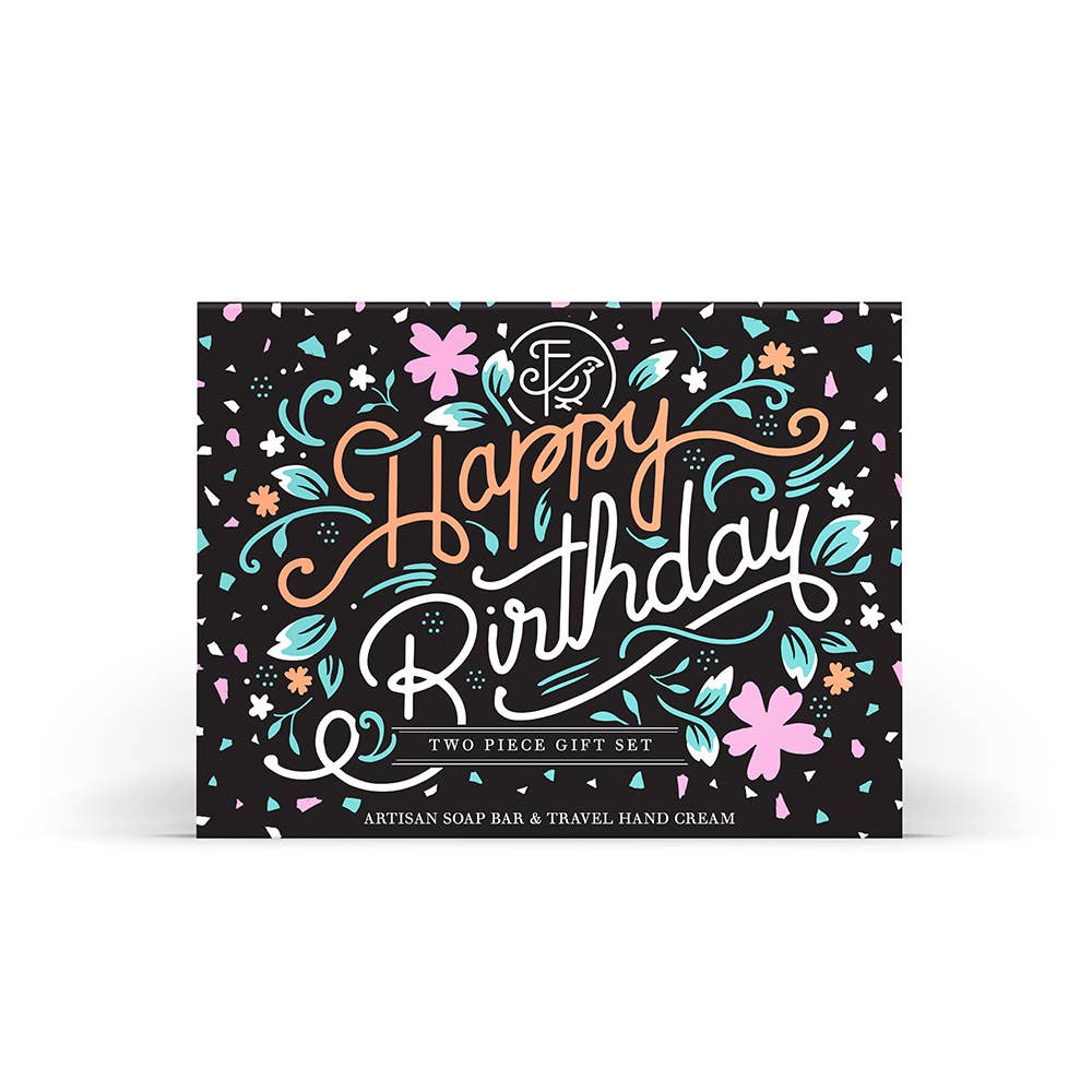 Happy Birthday 2 Pc Bath Gift Set