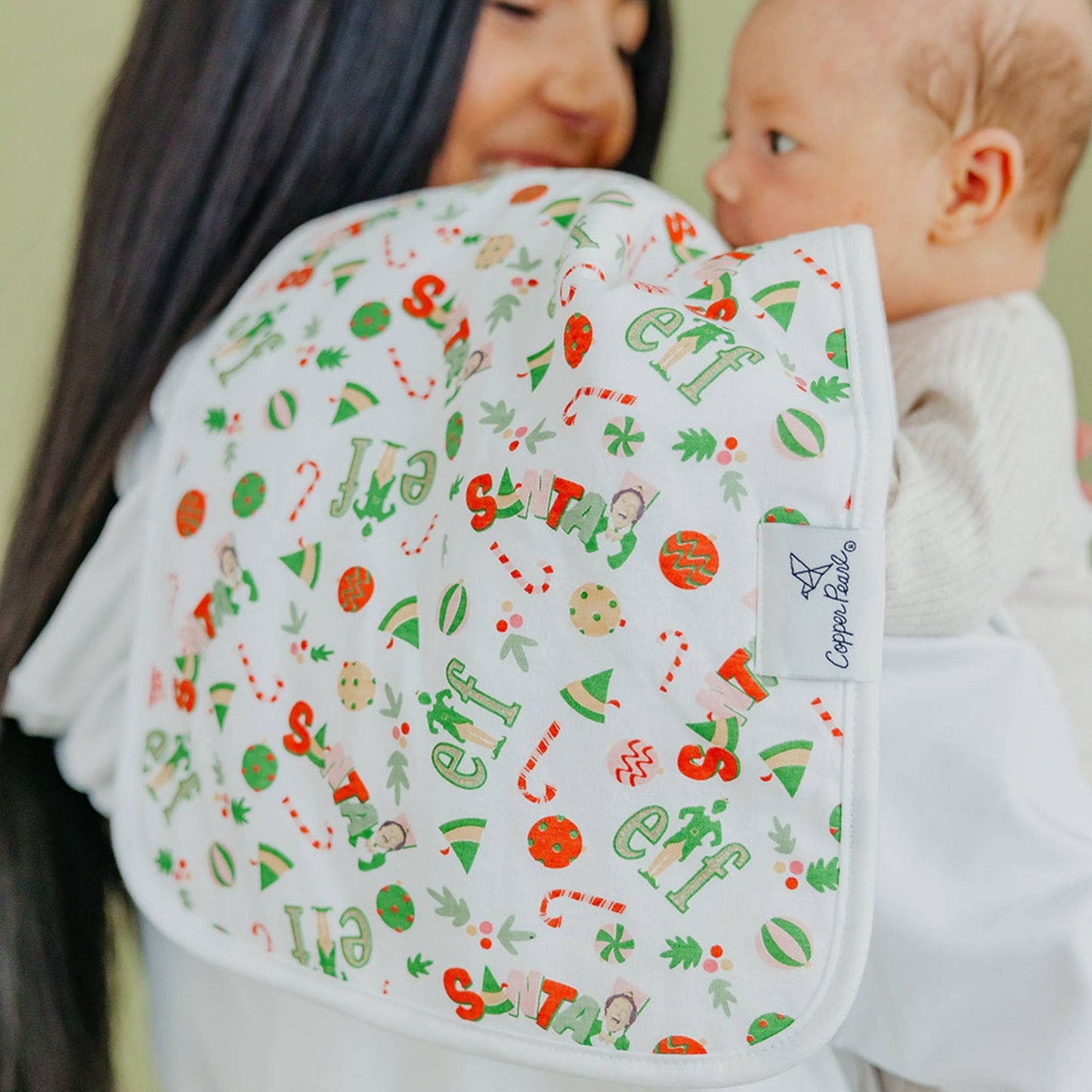 3 Burp Cloths-Christmas Classics
