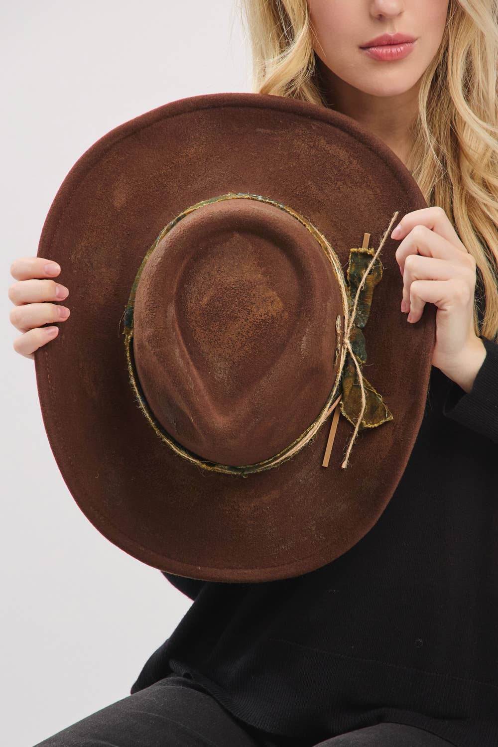 Distressed Western  Hat